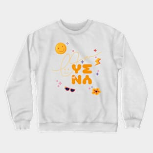 Design with the signature of the singer yena Crewneck Sweatshirt